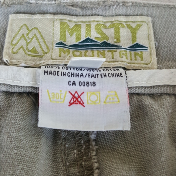 VTG Men's Khaki Hiking Shorts, Misty Mountain (40) - Picture 10 of 13
